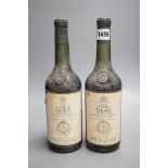 Two bottles of Chateau Talbot 1976