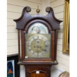 An early 19th century mahogany and oak eight day longcase clock marked J Elliot of Leeds, height