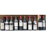 Twenty seven assorted bottles of Bordeaux and Burgundy: 6 bottles of Nuits St Georges 1er Cru