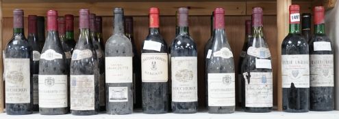 Twenty seven assorted bottles of Bordeaux and Burgundy: 6 bottles of Nuits St Georges 1er Cru