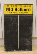 Old Holborn Blended Virginia advertising darts score board, 67x41cm