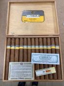 A box of Cohiba Esplendidos Habana cigars