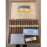 A box of Cohiba Esplendidos Habana cigars