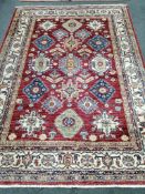 A Shirvan style wool rug, 237 x 170cm