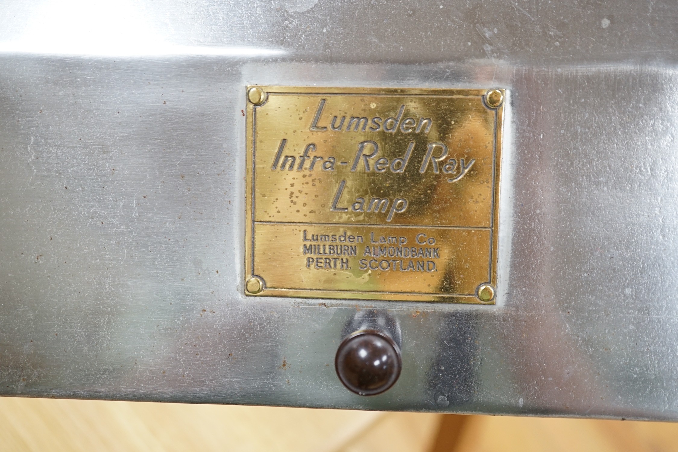 A Lumsden Infra-Red Ray lamp, steel - Image 2 of 3