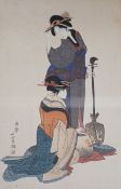 Assorted Japanese woodblock prints