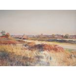 Frank Saltfleet (1859-1937), watercolour, Nottingham landscape, signed and dated '88, 29 x 39cm