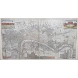 I. Marshall Publ., coloured engraving, New and Accurate Plan of the Cities London & Westminster &