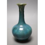 A Chinese Shiwan pottery small vase, 15cm