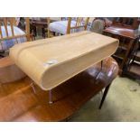 A contemporary bentwood coffee table, width 120cm, depth 50cm, height 45cm