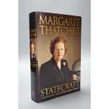 Margaret Thatcher three books signed by the author; Statecraft, The Downing Street Years and The