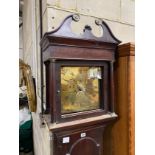 A George III mahogany eight day longcase clock, height 214cm
