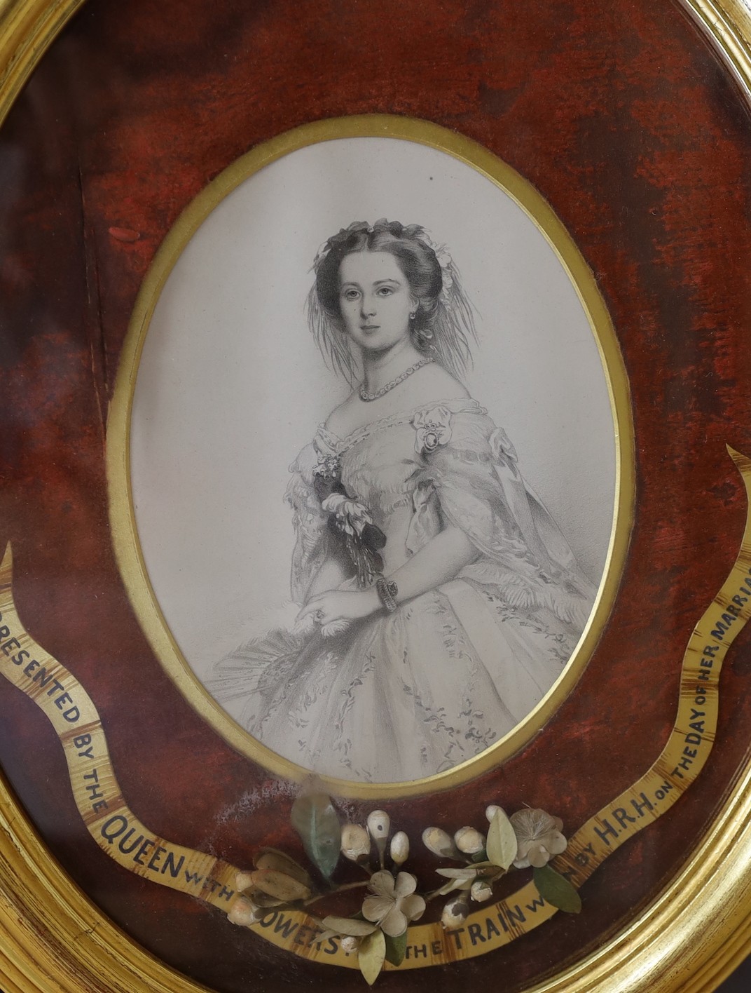 Six framed Royal Interest photographs etc, to include a signature by Queen Victoria - Image 2 of 7