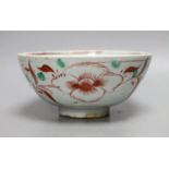 A Chinese Swatow enamelled bowl, Zhangzhou kilns, 17th century, 19.5cms diameter Provenance-