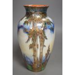 A Royal Worcester ‘Crown Ware’, lustre vase, CW.102, 20cm high