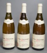 Three bottles of Dupard-Aine Corton Charlemagne Grand Cru, 2001