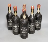 Six bottles of Dow's Vintage Port, 1960