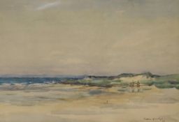 Andrew Archer Gamley, R.S.W. (1869-1949), watercolour, 'East Shore, Gullane', signed and dated '