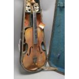 A late 19th century French Viola with 16in. back