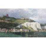 § § Norman Wilkinson CBE (British, 1878-1971) 'Dover'watercoloursigned33 x 51cm***CONDITION