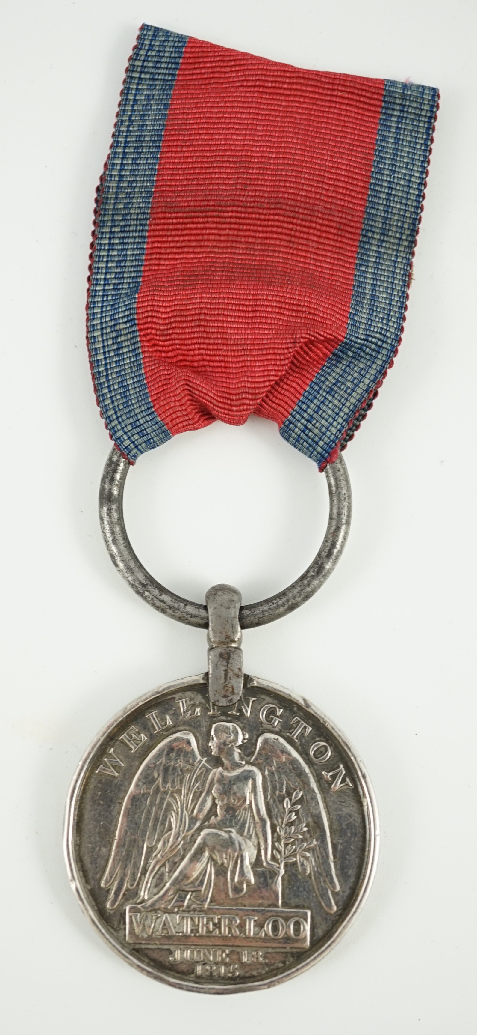 British campaign medals, Waterloo medal impressed Henry Weber 2nd Batt. 59th Reg. Foot steel - Image 3 of 9