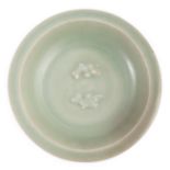 A Chinese Longquan celadon ‘twin fish’ marriage dish, Southern Song - Yuan dynasty, 13th/14th