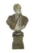 Henry Weekes RA (1807-1877) A Victorian white marble bust of a gentleman, signed and dated 1875,