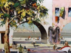 § § Cecil Rochfort D'Oyly-John (British, 1906-1993) Mediterranean archwayoil on canvassigned43 x
