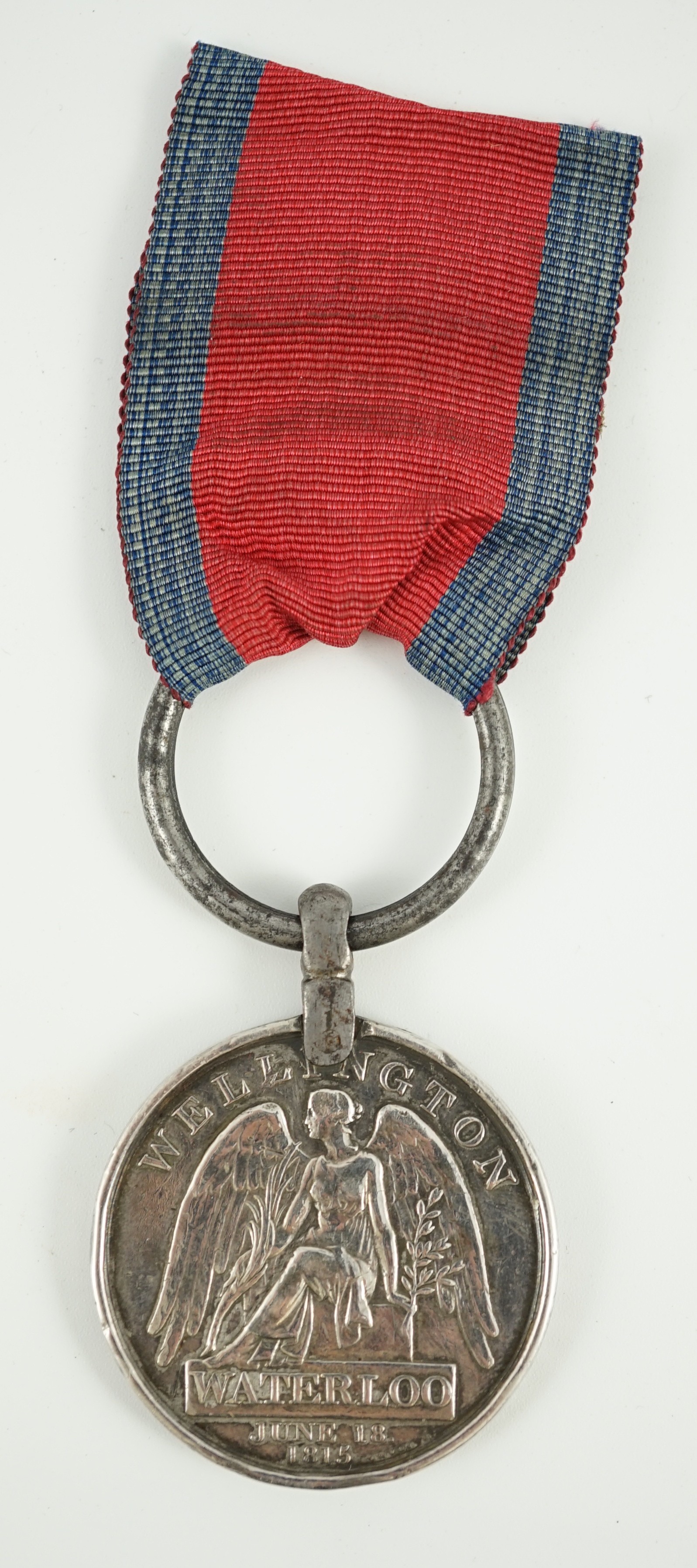 British campaign medals, Waterloo medal impressed Henry Weber 2nd Batt. 59th Reg. Foot steel - Image 2 of 9