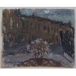 Gwen John (British, 1876-1939) Houses at Meudongouache on papersigned with Estate stamp5.5 x 7cm***