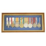 A WW1/WW2 MC group of eight medals to Major G H Hunt, Royal Engineers mentioned in dispatches London