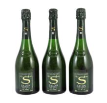 Three bottles of 1983 'Salon' champagne in original boxes***CONDITION REPORT***Boxes a little
