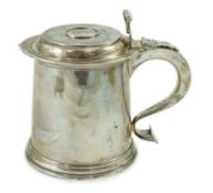 An Elizabeth II limited edition silver tankard, to commemorate the investiture of Charles as