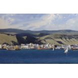 § § Norman Wilkinson CBE (British, 1878-1971) 'Las Palmas and the Canary Islands'watercoloursigned33