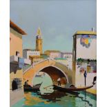 § § Cecil Rochfort D'Oyly-John (British, 1906-1993) 'Off the Grand Canal, near Place Masco,