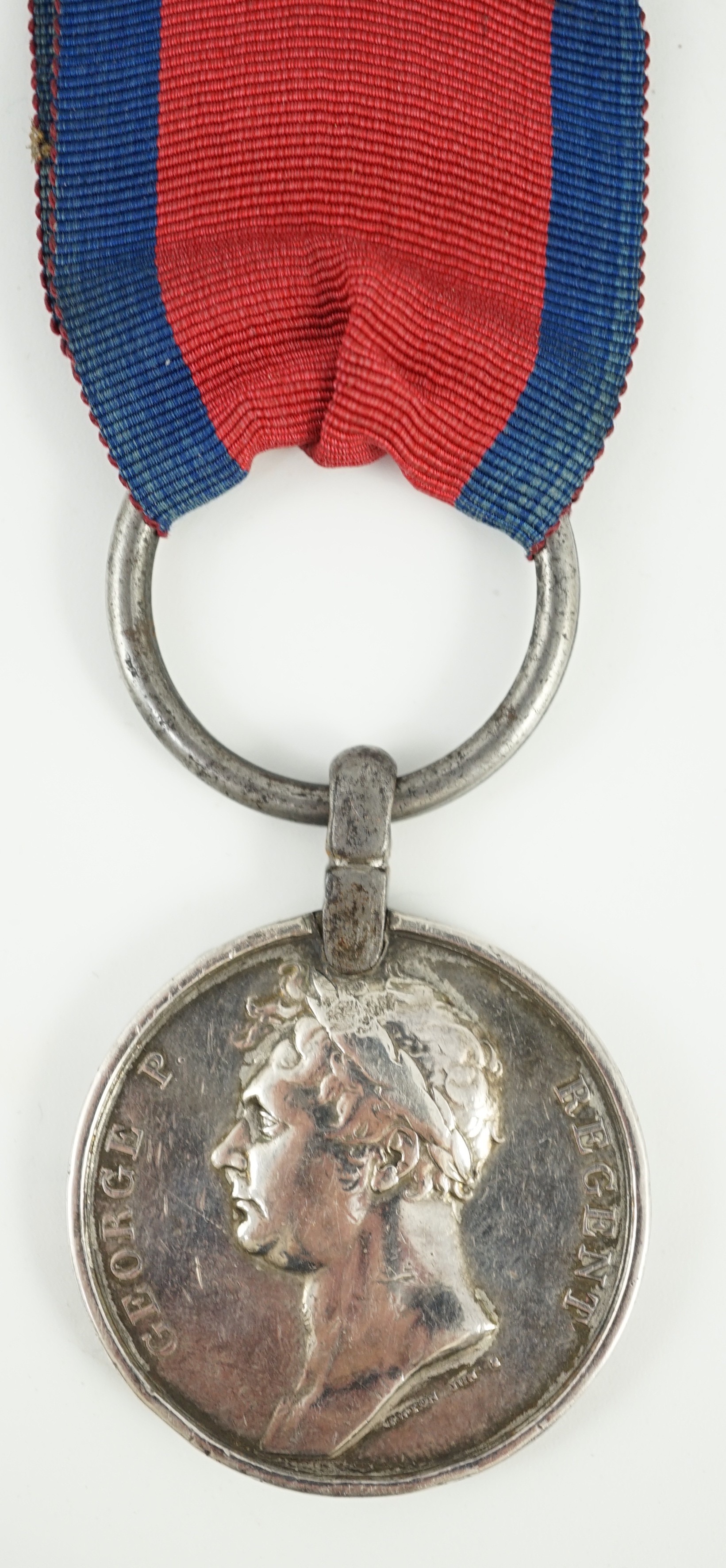 British campaign medals, Waterloo medal impressed Henry Weber 2nd Batt. 59th Reg. Foot steel - Image 5 of 9