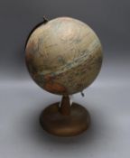 A Geographia 8 inch terrestrial globe. 31cm tall