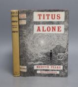 ° ° Peake, Mervyn - Titus Groan, 1st edition, original red cloth gilt, in 1st impression unclipped