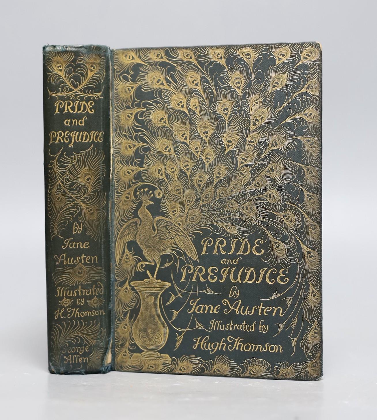 ° ° Austen, Jane - Pride and Prejudice, ‘’Peacock’’ edition, illustrated by Hugh Thomson, 8vo,