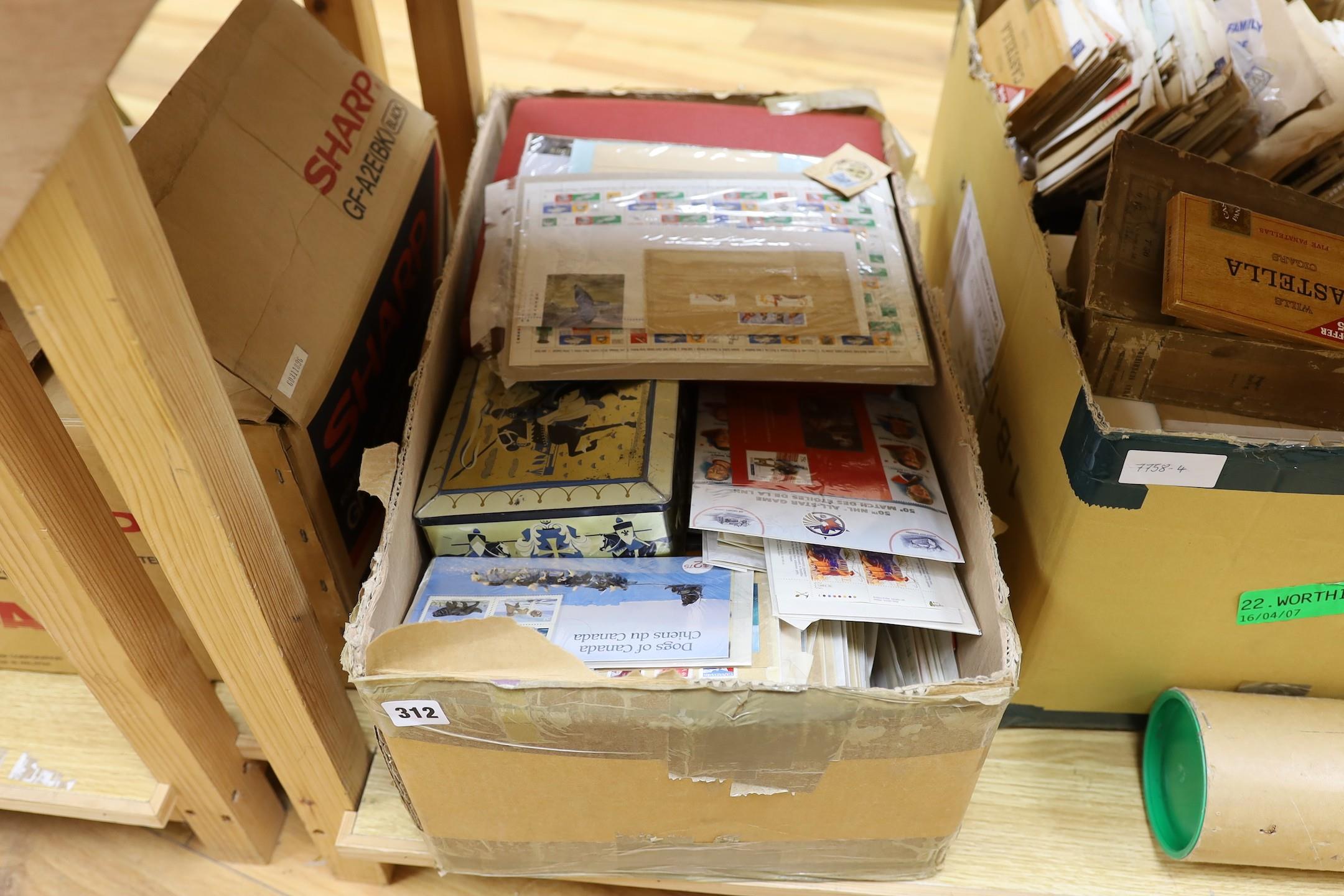 A quantity of stamps in albums, to include New Zealand etc.