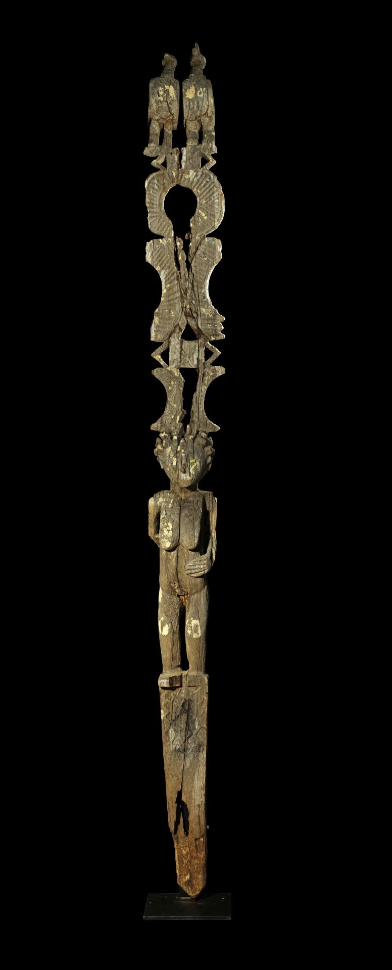 Tall Mahafaly, Madagascar, grave post aloala.