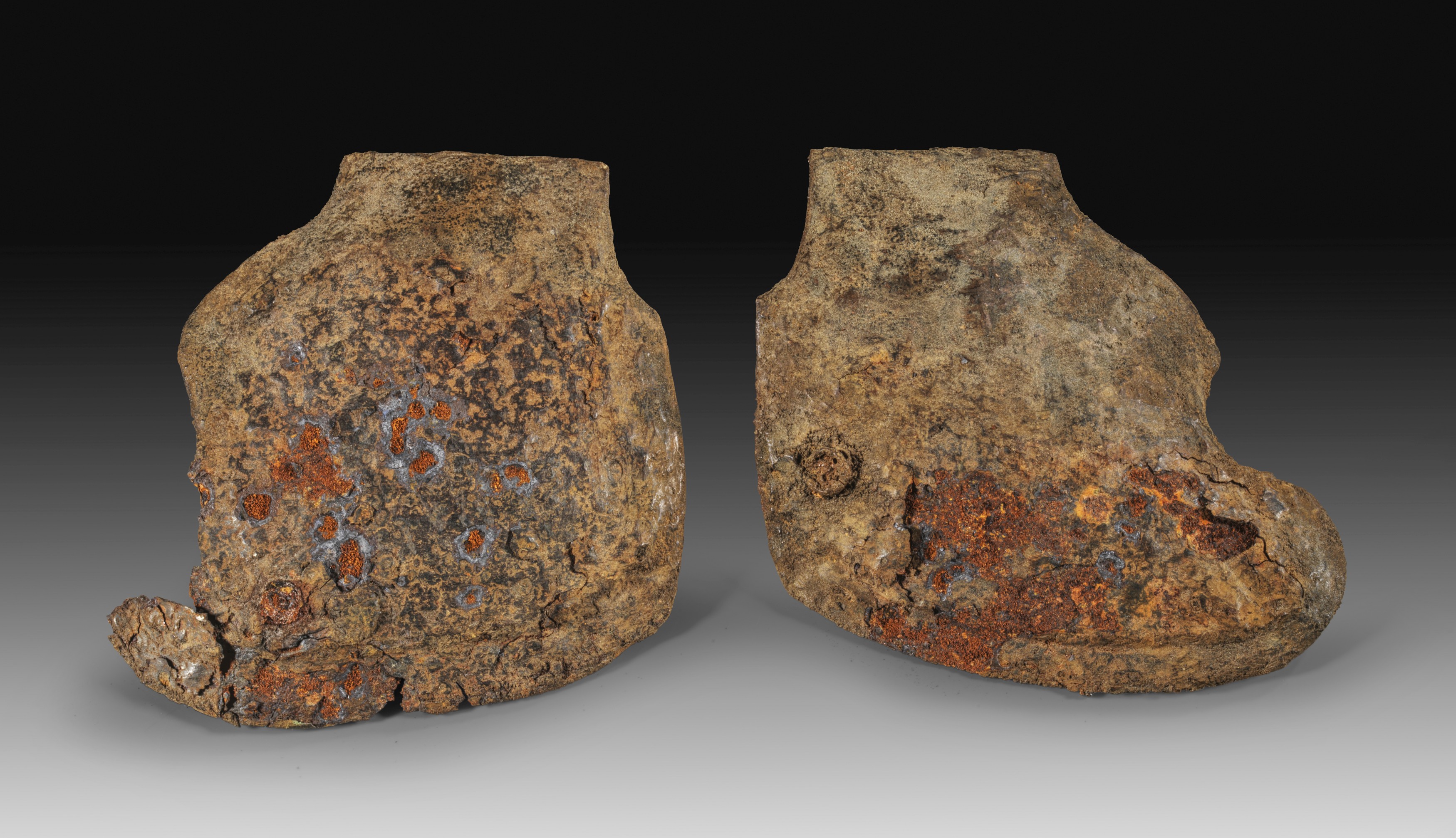 Roman iron helmet of the Weisenau type (Imperial Gallic A).  - Image 2 of 2