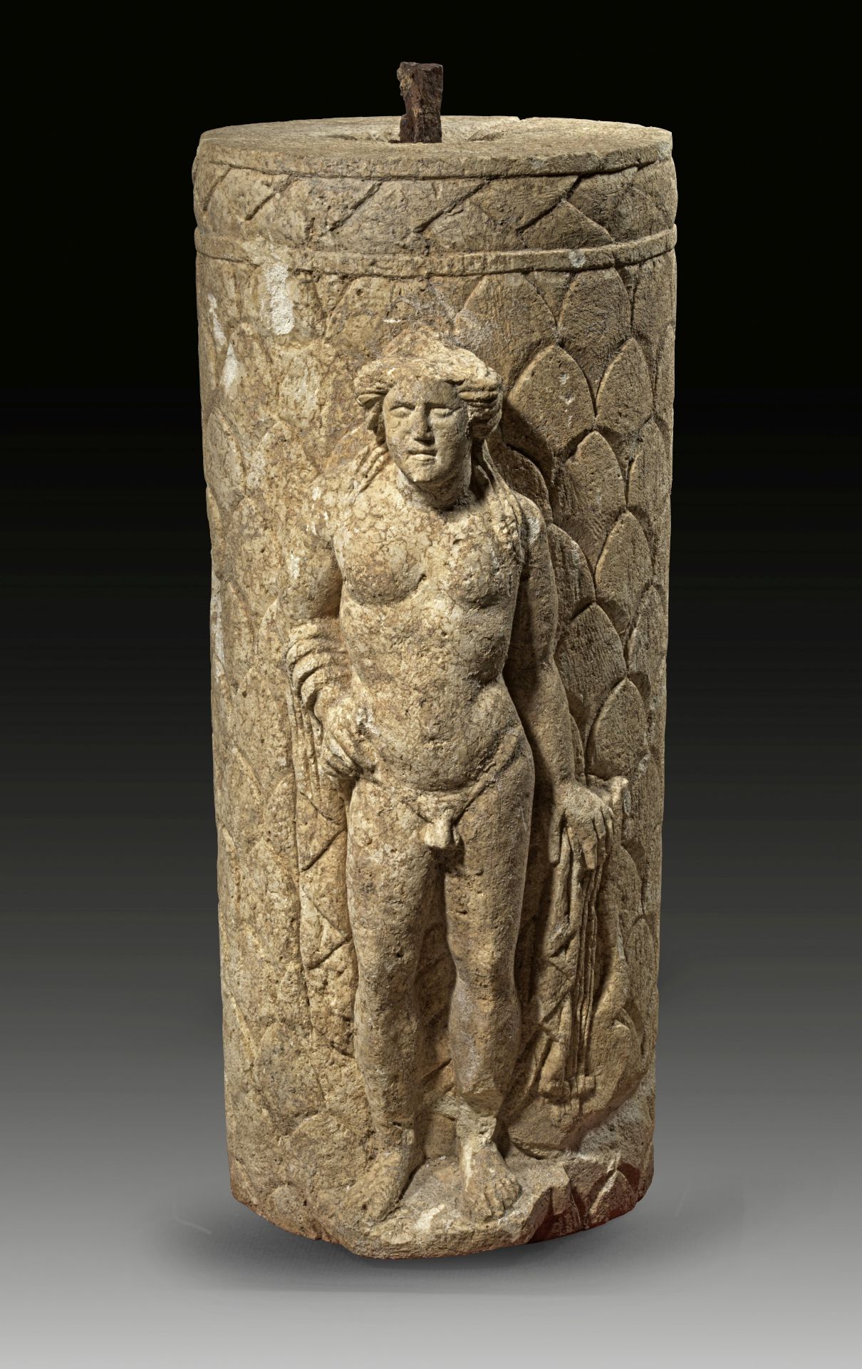 Limestone column from a Jupiter-column.