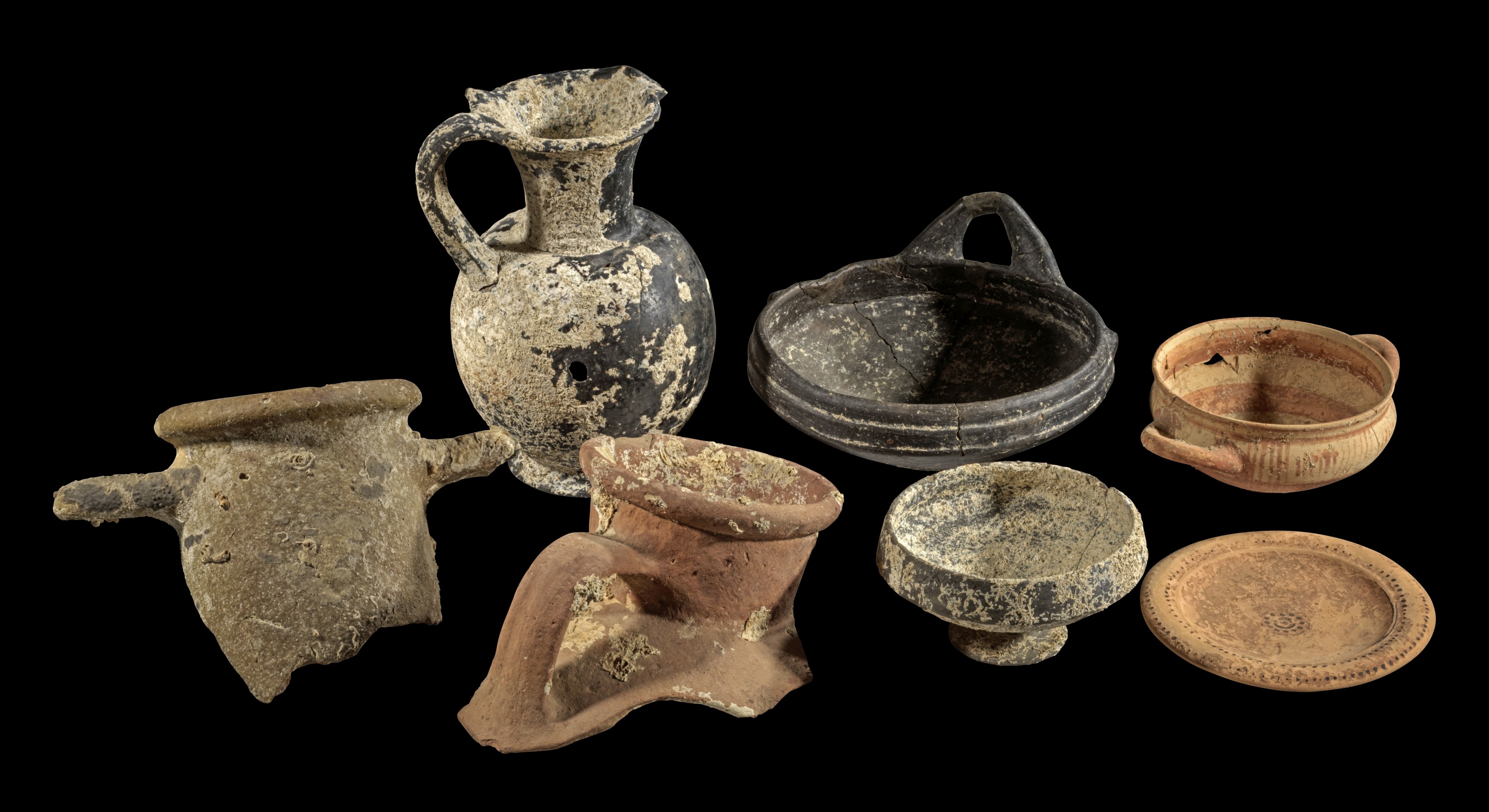 Collection of Ancient Pottery from the Central Mediterranean Area.