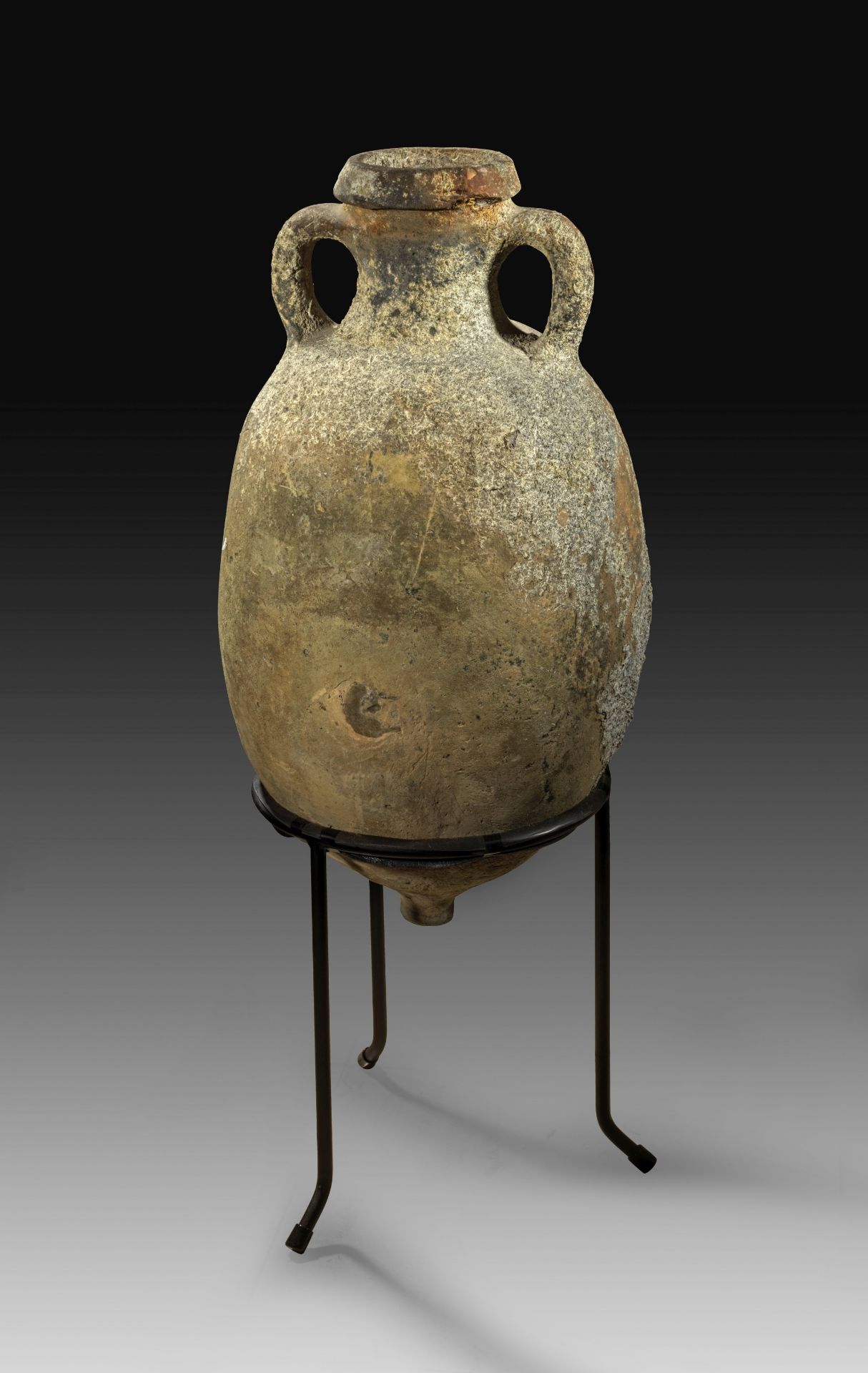 Roman transport amphora for garum typus Lyon 3B. 