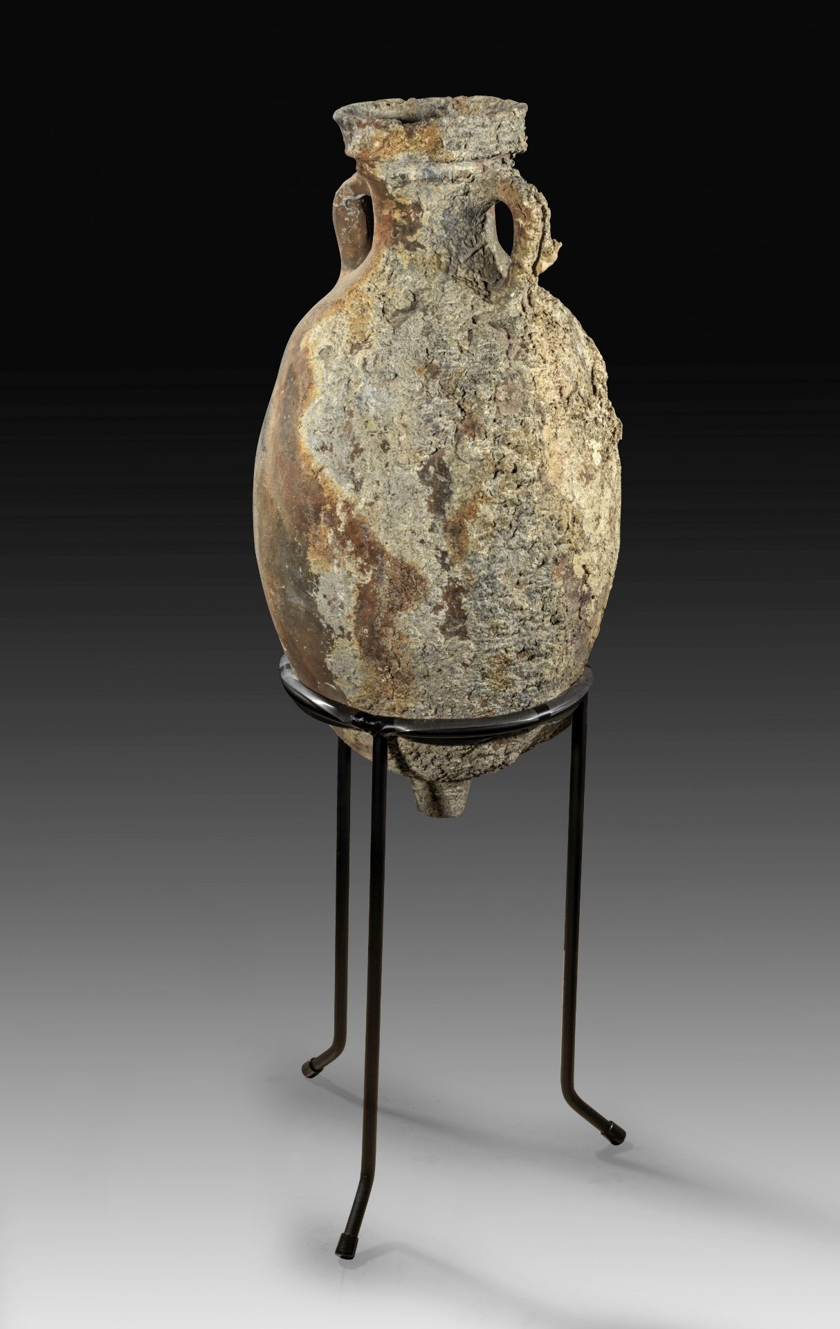 Roman transport amphora for garum typus Dressel 7. 