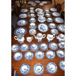 AN EXTENSIVE COLLECTION OF BOOTHS 'REAL OLD WILLOW' DINNERWARE AND TEAWARE, comprising dinner