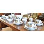 A COLLECTION OF ROYAL WORCESTER 'EVESHAM' including six cups, saucers and side plates, pair of