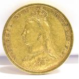 COIN - GREAT BRITAIN, VICTORIA (1837-1901), SOVEREIGN, 1893 Jubilee head.