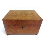 A NAPOLEONIC PRISONER-OF-WAR STRAW-WORK BOX the lid with a scene of merry-making in a rural
